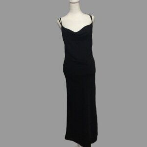Abercrombie and fitch black tie dress